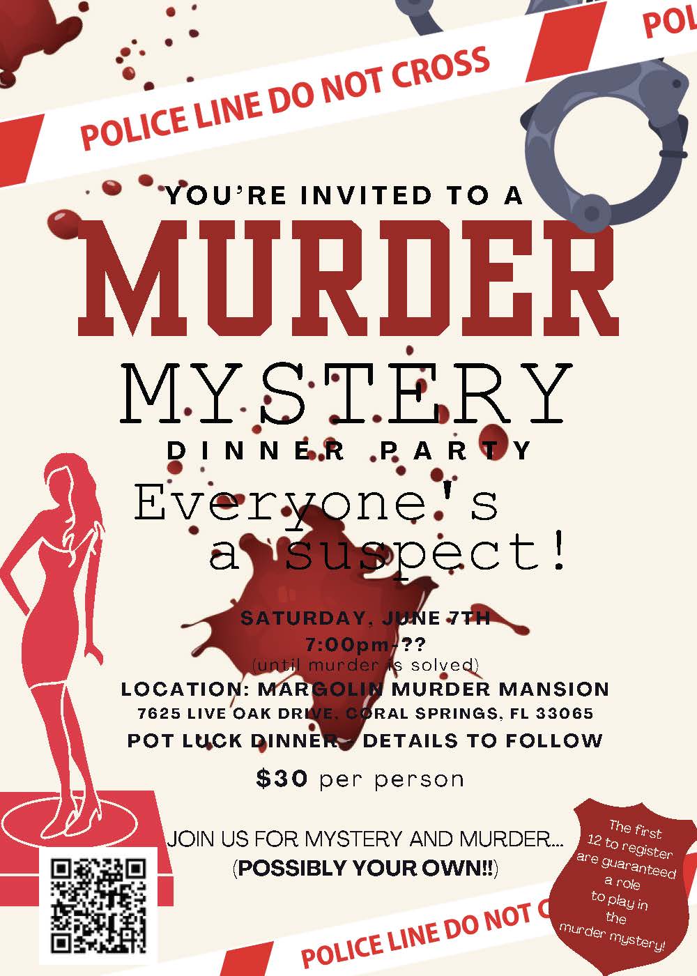 Murder Mystery Dinner Party Coral Springs